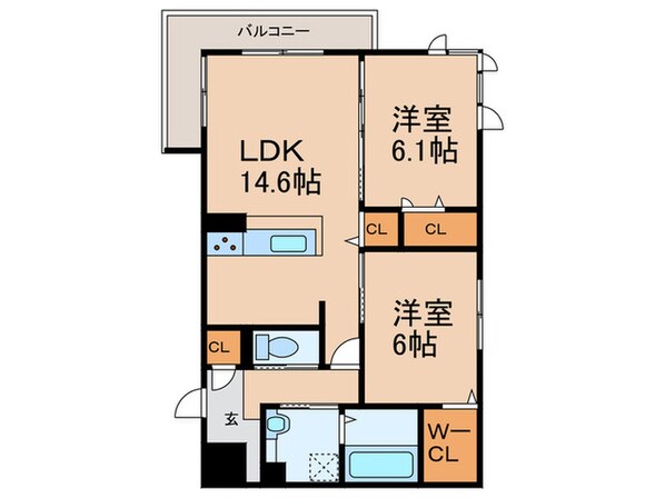 Tiedeurの物件間取画像